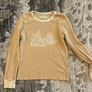 american eagle waffle knit long sleeve